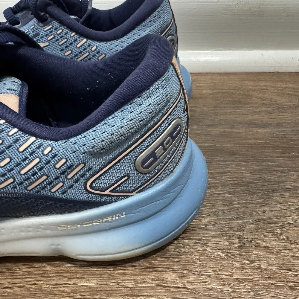 Brooks Glycerin 20 Women's Sz 7 Blue Multicolor NO INSOLE